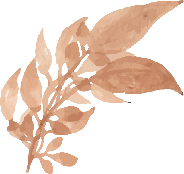 Watercolor Brown Leaves